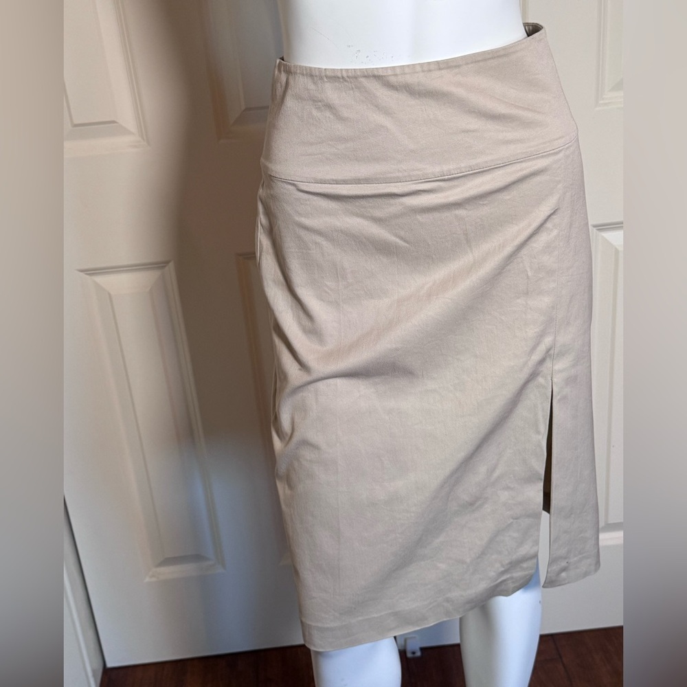Banana Republic Tan Stretch Pencil Skirt